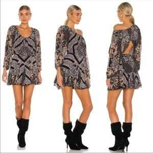 NWT Free People Seven Wonders Mini Dress Size M